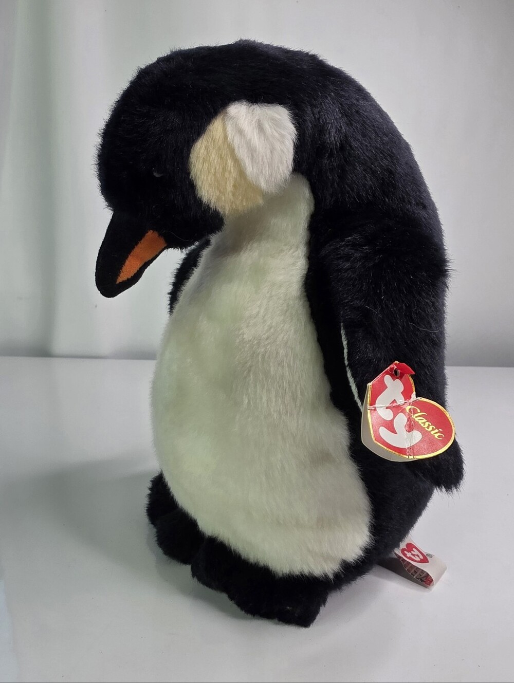 Ty Classic Plush Beanie Penguin Admiral 2009 Stuffed Animal Toy Black White 10”